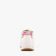 Dames sneakers wit metallic