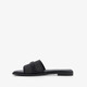 Dames slippers zwart