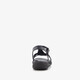 Leren dames sandalen zwart
