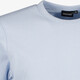 Heren badstof T-shirt lichtblauw