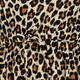 Dames maxi jurk met panterprint beige