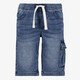 Jongens denim cargo short blauw