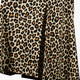 Dames maxi jurk met panterprint beige