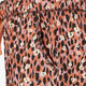 Meisjes short met print oranje roze