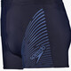 Heren zwembroek zwart blauw