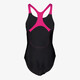 Medley Logo dames badpak zwart roze