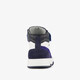 Leren hoge jongens sneakers blauw wit