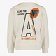 Jongens sweater met backprint beige