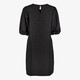 Dames jurk met korte mouwen zwart