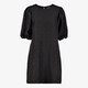 Dames jurk met korte mouwen zwart