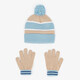 Chase kinder set muts handschoenen