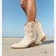 Dames western laarzen beige