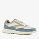 Heren sneakers wit blauw