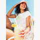 Dames T-shirt met zomerse opdruk wit