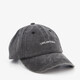 Heren pet met tekst zwart