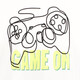 Name It jongens T-shirt Game On wit