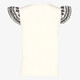 Meisjes top met vlindermouwtjes wit