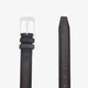 Heren riem imitatie suede zwart