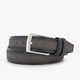 Heren riem imitatie suede zwart