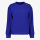 Dames sweater met sierknopen blauw