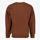 Meisjes sweater met geborduurde bloemen bruin