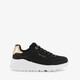 Uno Lite meisjes sneakers zwart goud