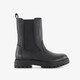 Leren meisjes Chelsea boots zwart