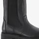 Leren meisjes Chelsea boots zwart
