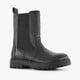 Leren meisjes Chelsea boots zwart