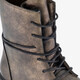 Meisjes veterboots brons