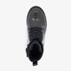 Meisjes veterboots met glitters zwart