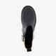 Meisjes Chelsea boot met luipaardprint zwart