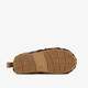 Dames pantoffels met panterprint bruin beige