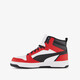 Rebound V6 Mid jongens sneakers rood zwart