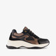 XX By dames sneakers zwart bruin