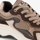 XX By dames sneakers zwart bruin