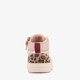 Hoge meisjes sneakers met luipaardprint roze