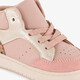 Hoge meisjes sneakers met luipaardprint roze