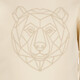 Jongens sweater met berenkop beige