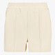 Dames sweatshort beige zwart