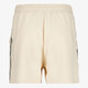 Dames sweatshort beige zwart