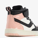 Hoge meisjes sneakers met lak zwart roze