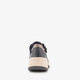 Leren dames sneakers zwart bruin
