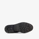 Leren dames veterboots met rits zwart