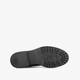 Leren dames veterboots zwart