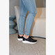 Slip-ins: Bob Squad dames sneakers zwart wit