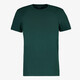 Unsigned heren T-shirt katoen ronde hals smaragdgroen