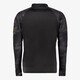 Heren voetbal pully met print zwart