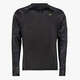 Heren voetbal pully met print zwart