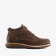 Leren heren veterboots bruin